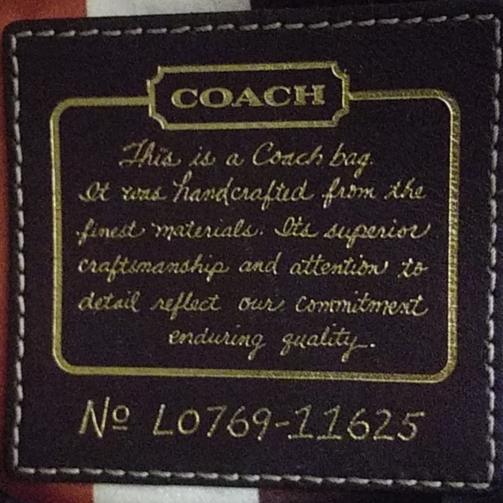 Coach 65th anniversary purse